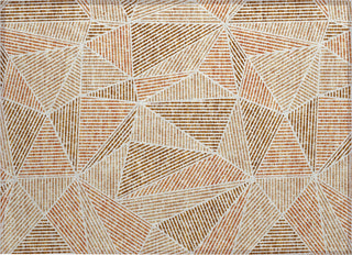 Piper Looms Chantille Geometric ACN618 Terracotta Area Rug