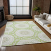 Piper Looms Chantille Circles ACN619 Aloe Area Rug