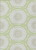 Piper Looms Chantille Circles ACN619 Aloe Area Rug