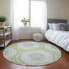 Piper Looms Chantille Circles ACN619 Aloe Area Rug