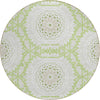 Piper Looms Chantille Circles ACN619 Aloe Area Rug