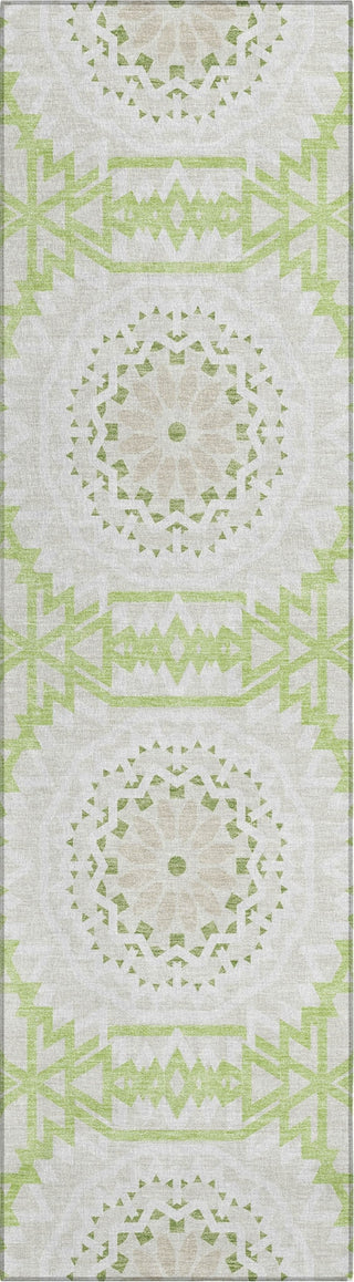 Piper Looms Chantille Circles ACN619 Aloe Area Rug