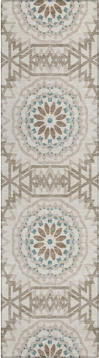 Piper Looms Chantille Circles ACN619 Beige Area Rug