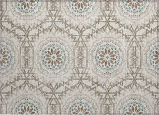 Piper Looms Chantille Circles ACN619 Beige Area Rug