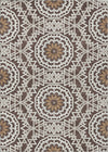 Piper Looms Chantille Circles ACN619 Chocolate Area Rug