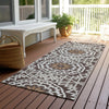 Piper Looms Chantille Circles ACN619 Chocolate Area Rug