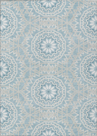 Piper Looms Chantille Circles ACN619 Denim Area Rug