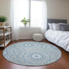 Piper Looms Chantille Circles ACN619 Denim Area Rug