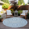 Piper Looms Chantille Circles ACN619 Denim Area Rug