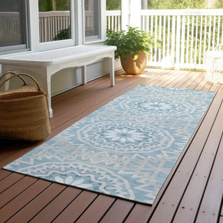 Piper Looms Chantille Circles ACN619 Denim Area Rug