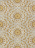 Piper Looms Chantille Circles ACN619 Gold Area Rug