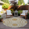 Piper Looms Chantille Circles ACN619 Gold Area Rug