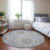 Piper Looms Chantille Circles ACN619 Gray Area Rug