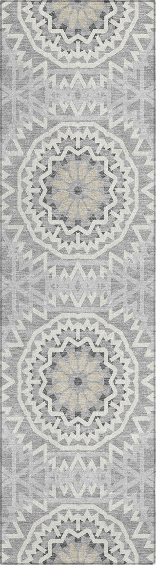 Piper Looms Chantille Circles ACN619 Gray Area Rug