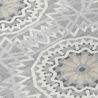 Piper Looms Chantille Circles ACN619 Gray Area Rug