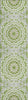 Piper Looms Chantille Circles ACN619 Green Area Rug