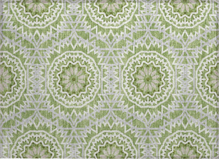 Piper Looms Chantille Circles ACN619 Green Area Rug