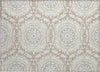 Piper Looms Chantille Circles ACN619 Ivory Area Rug