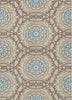 Piper Looms Chantille Circles ACN619 Khaki Area Rug