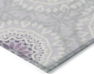 Piper Looms Chantille Circles ACN619 Lilac Area Rug