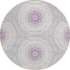 Piper Looms Chantille Circles ACN619 Lilac Area Rug