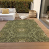 Piper Looms Chantille Circles ACN619 Olive Area Rug