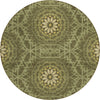 Piper Looms Chantille Circles ACN619 Olive Area Rug