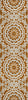 Piper Looms Chantille Circles ACN619 Paprika Area Rug