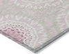 Piper Looms Chantille Circles ACN619 Pink Area Rug