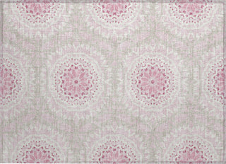 Piper Looms Chantille Circles ACN619 Pink Area Rug