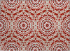 Piper Looms Chantille Circles ACN619 Red Area Rug