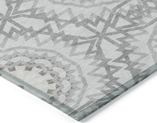 Piper Looms Chantille Circles ACN619 Silver Area Rug