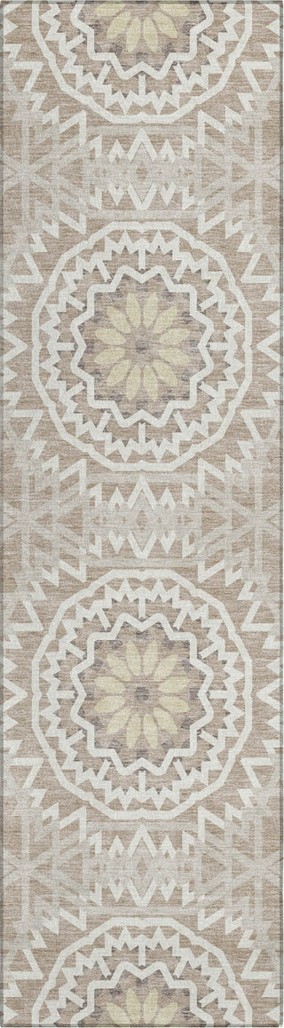 Piper Looms Chantille Circles ACN619 Taupe Area Rug