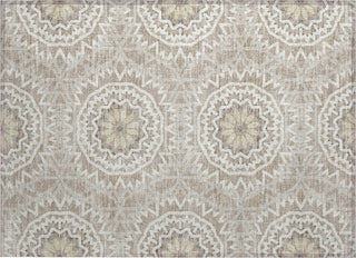 Piper Looms Chantille Circles ACN619 Taupe Area Rug