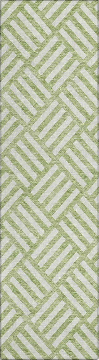 Piper Looms Chantille Squares ACN620 Aloe Area Rug