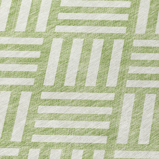 Piper Looms Chantille Squares ACN620 Aloe Area Rug