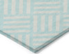 Piper Looms Chantille Squares ACN620 Aqua Area Rug