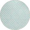 Piper Looms Chantille Squares ACN620 Aqua Area Rug