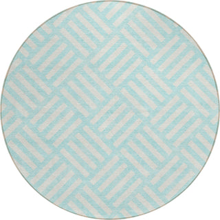 Piper Looms Chantille Squares ACN620 Aqua Area Rug