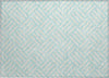 Piper Looms Chantille Squares ACN620 Aqua Area Rug