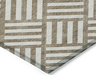 Piper Looms Chantille Squares ACN620 Brown Area Rug