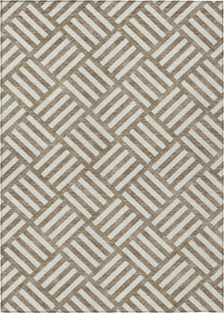 Piper Looms Chantille Squares ACN620 Brown Area Rug