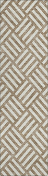 Piper Looms Chantille Squares ACN620 Brown Area Rug