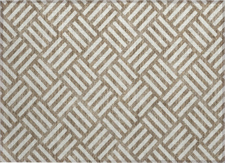 Piper Looms Chantille Squares ACN620 Brown Area Rug