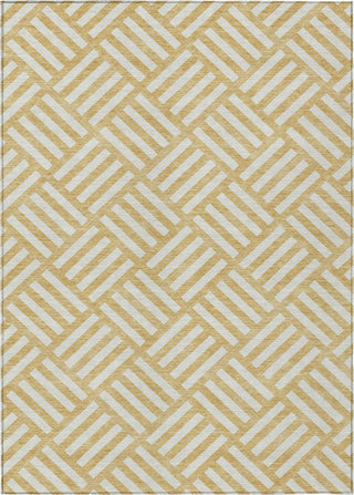 Piper Looms Chantille Squares ACN620 Gold Area Rug