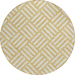 Piper Looms Chantille Squares ACN620 Gold Area Rug