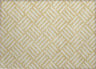 Piper Looms Chantille Squares ACN620 Gold Area Rug