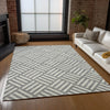 Piper Looms Chantille Squares ACN620 Gray Area Rug