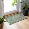 Piper Looms Chantille Squares ACN620 Green Area Rug