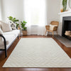 Piper Looms Chantille Squares ACN620 Ivory Area Rug